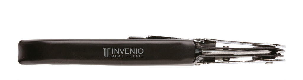 INVENIO-Vino Kellnermesser/schwarz Flaschenöffner-Korkenzieher